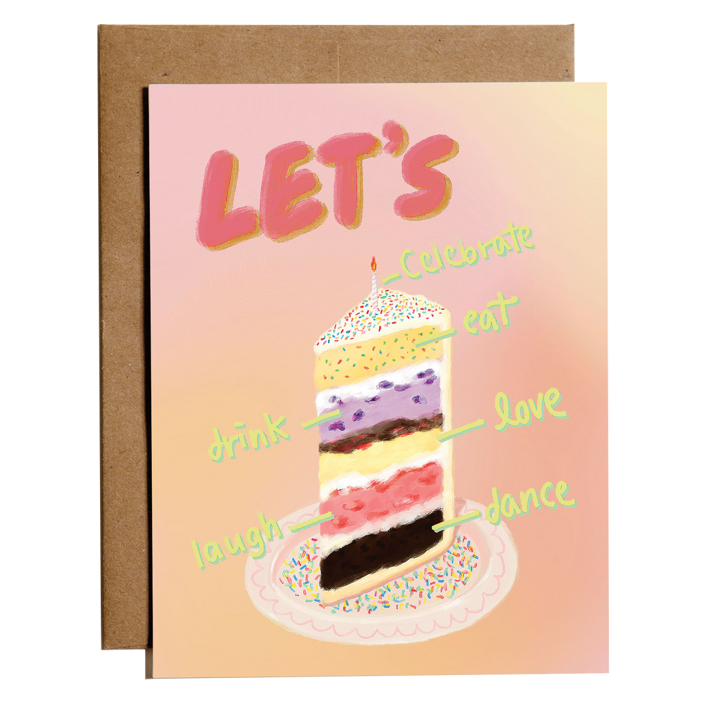 Birthday Card | Layered Birthday Cake