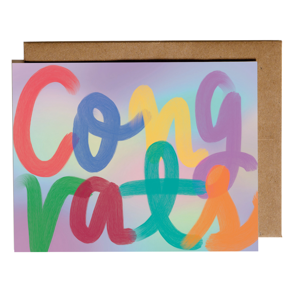 Congratulations Card | Colorblock Congrats