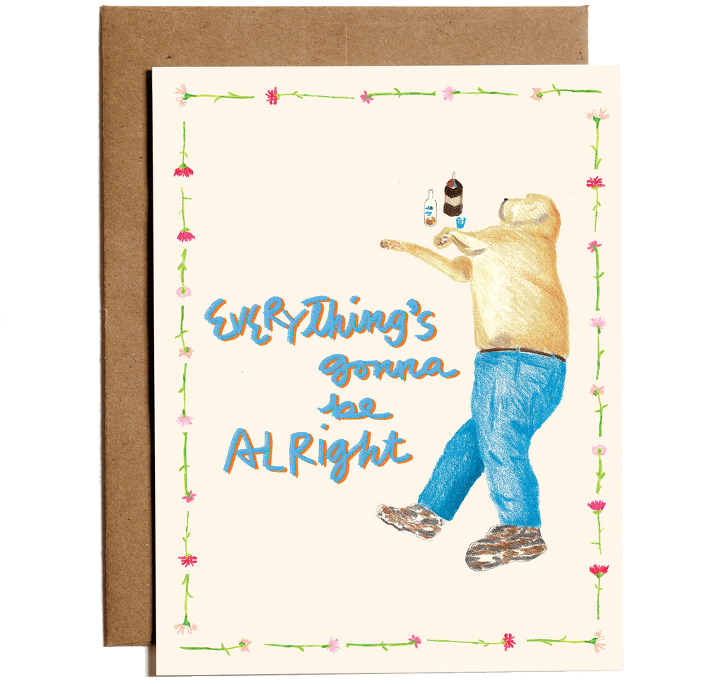Encouragement card | Everything Will Be Alright