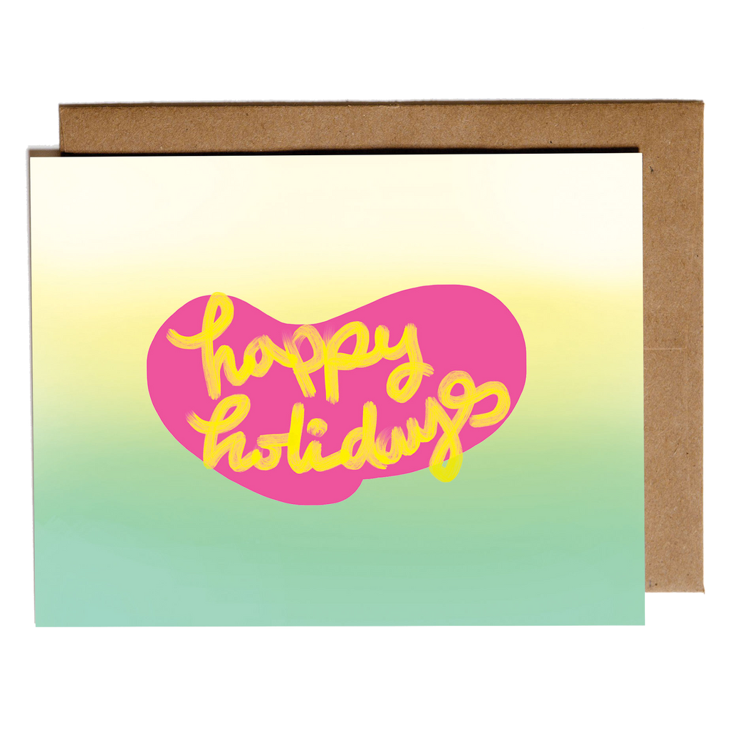 Holiday cards | Happy Holidays colorful card 2