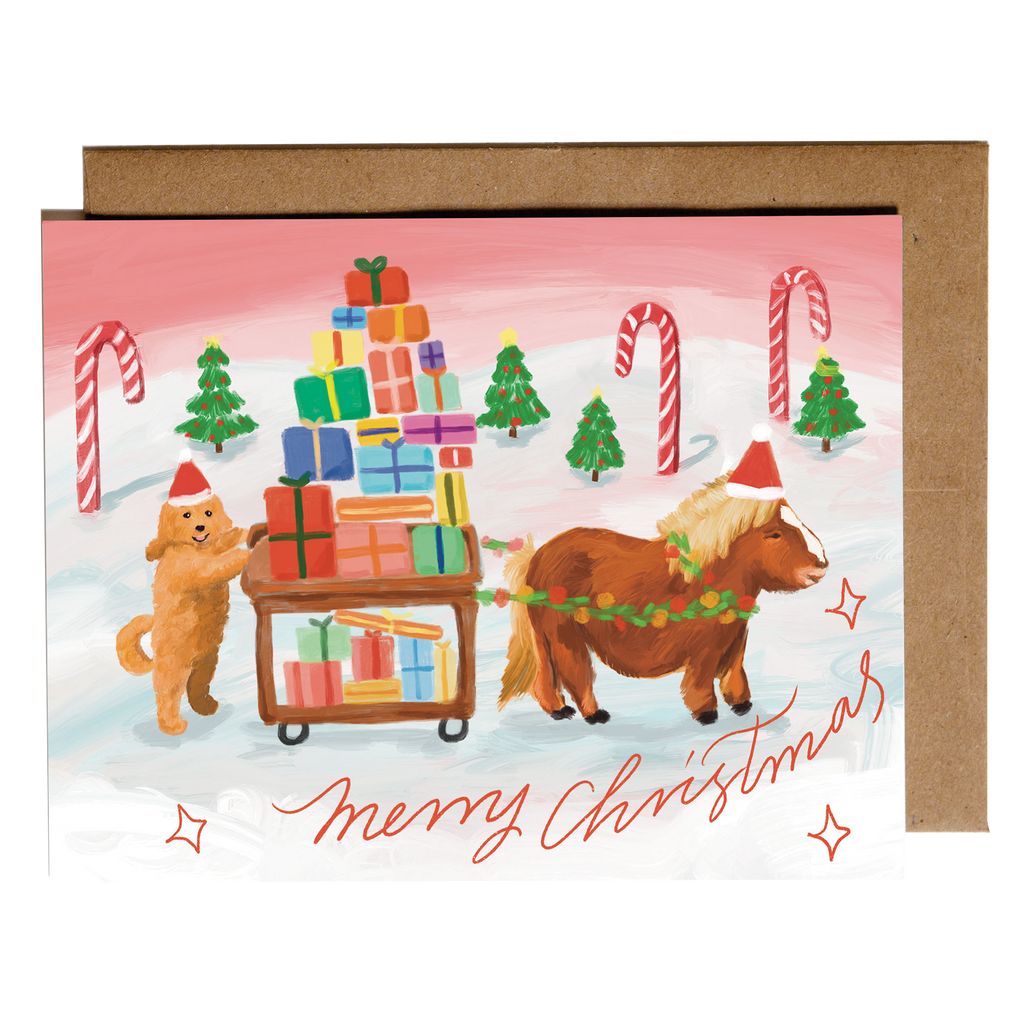 Holiday Card | Doggy Santa