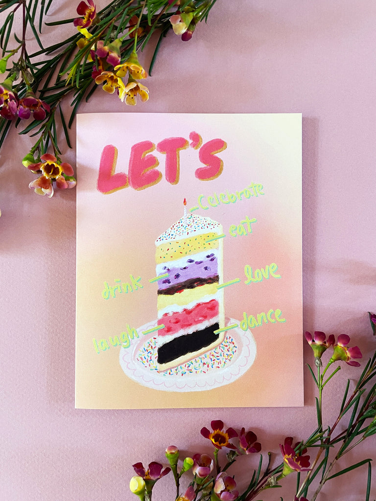 Birthday Card | Layered Birthday Cake
