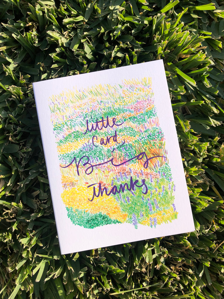 Thank You Card | Little Card Big Thanks