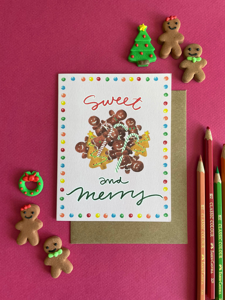 Holidays card | Sweet and Merry