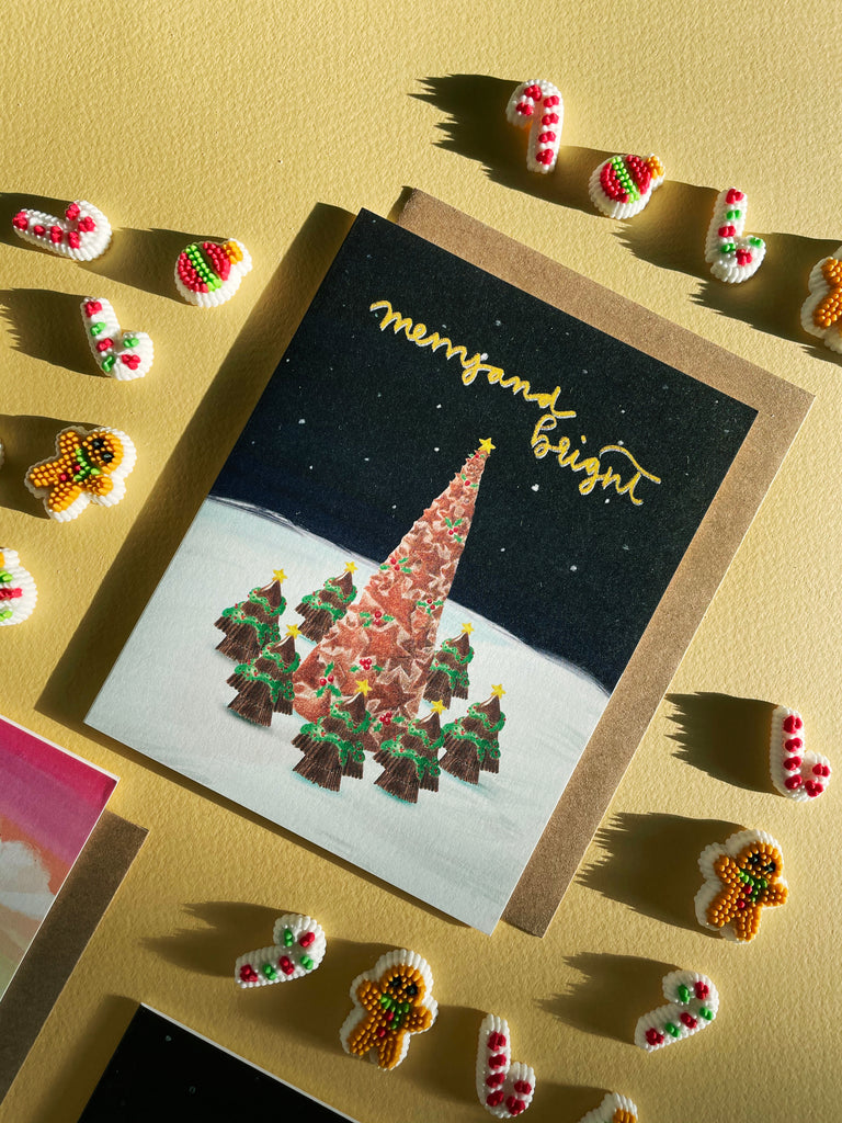 Holiday card | Christmas Tree Bundle set