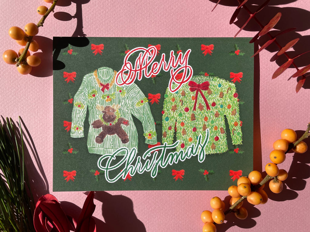 Holiday card | Ugly Sweater Bundle set