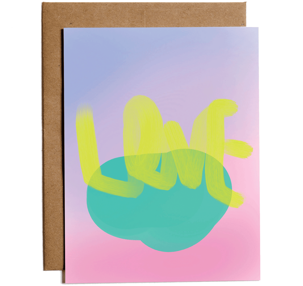 Love Card | Colorful Gradient love