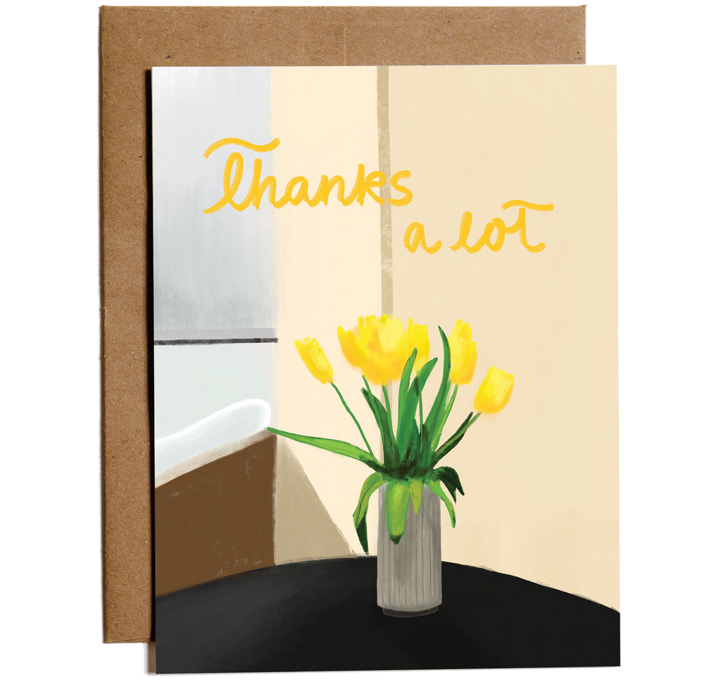 Thank you card | Flower Vase