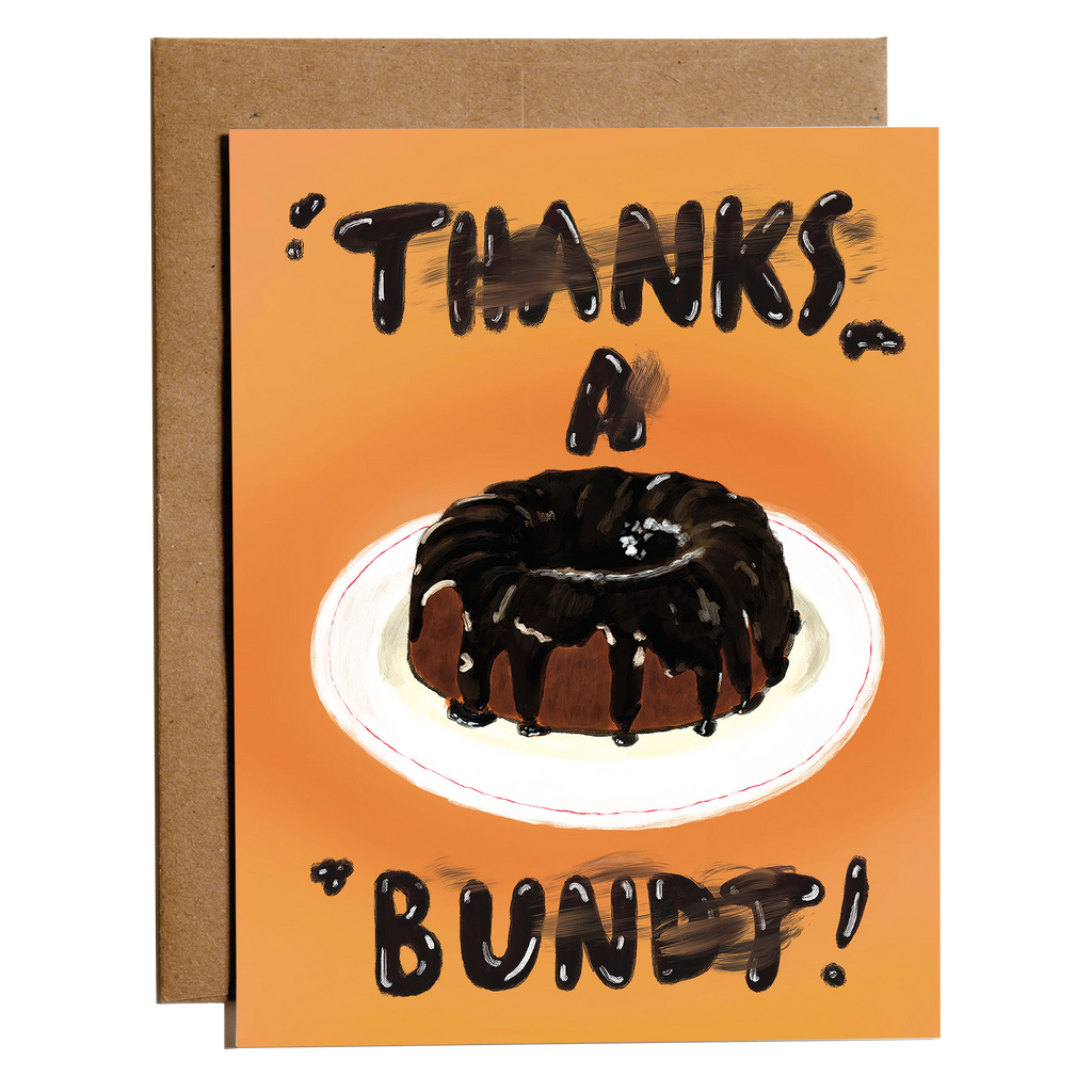 Thank you card | Thanks a Bundt