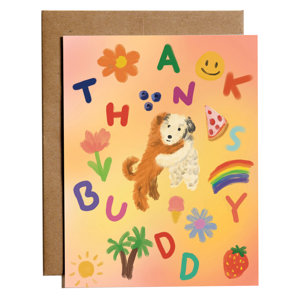 Thank you card | Thanks Buddy