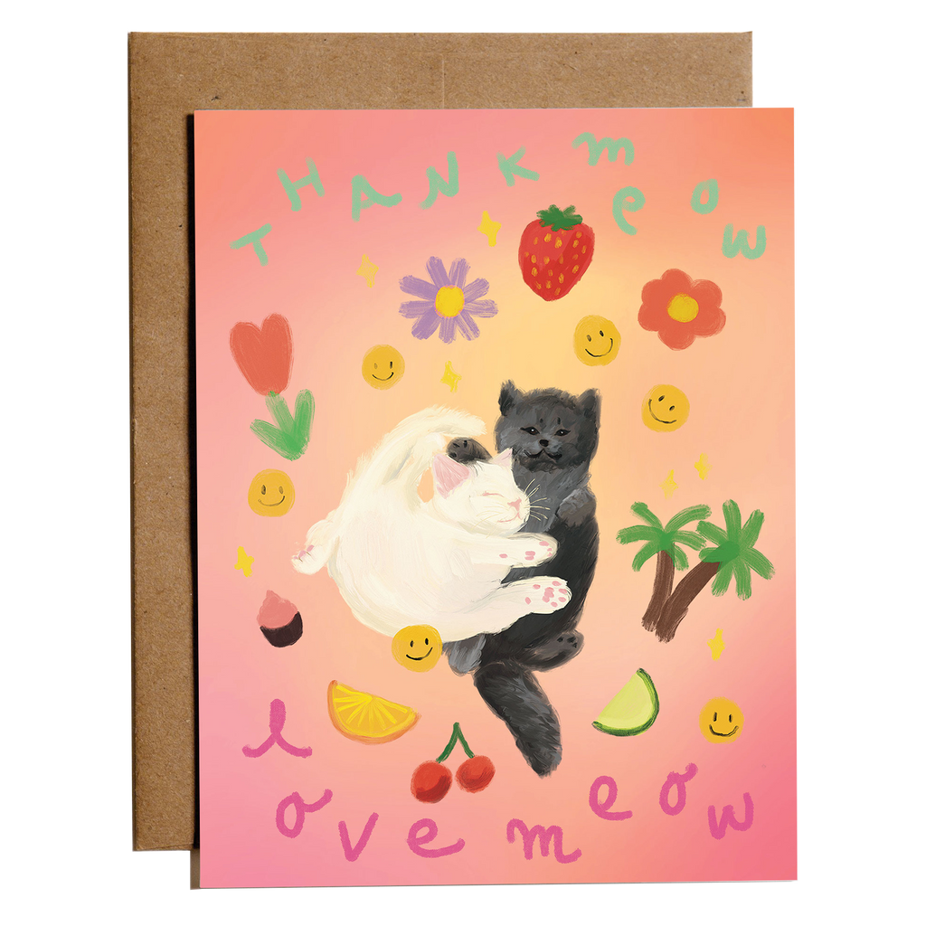 Thank you card | Thank Meow